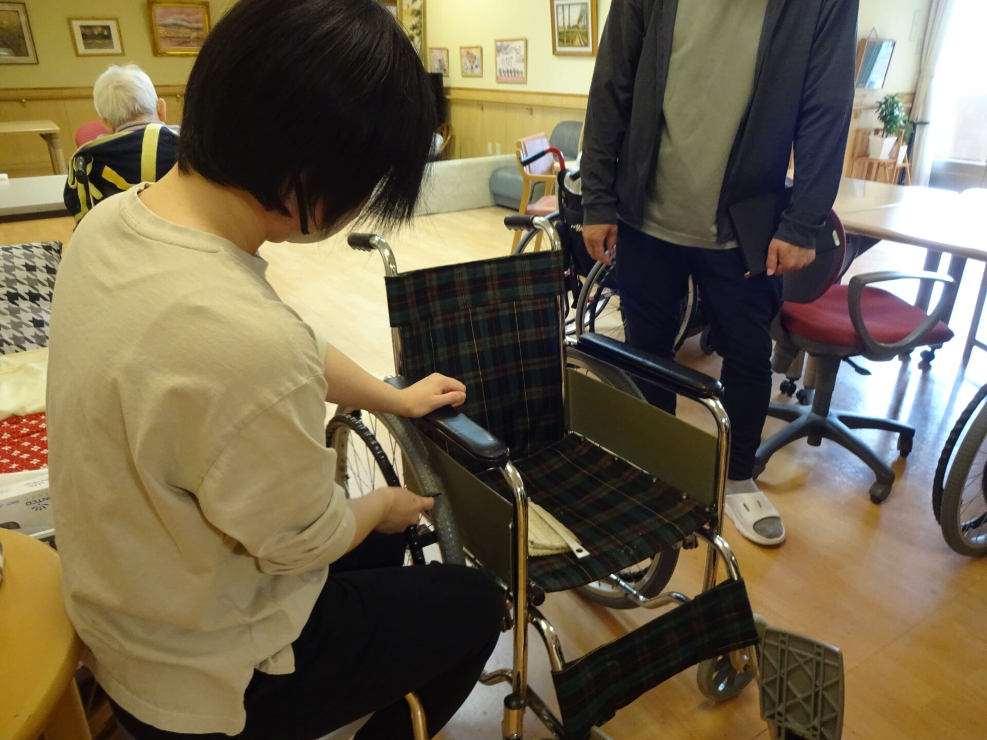 【実習】車椅子清掃見学