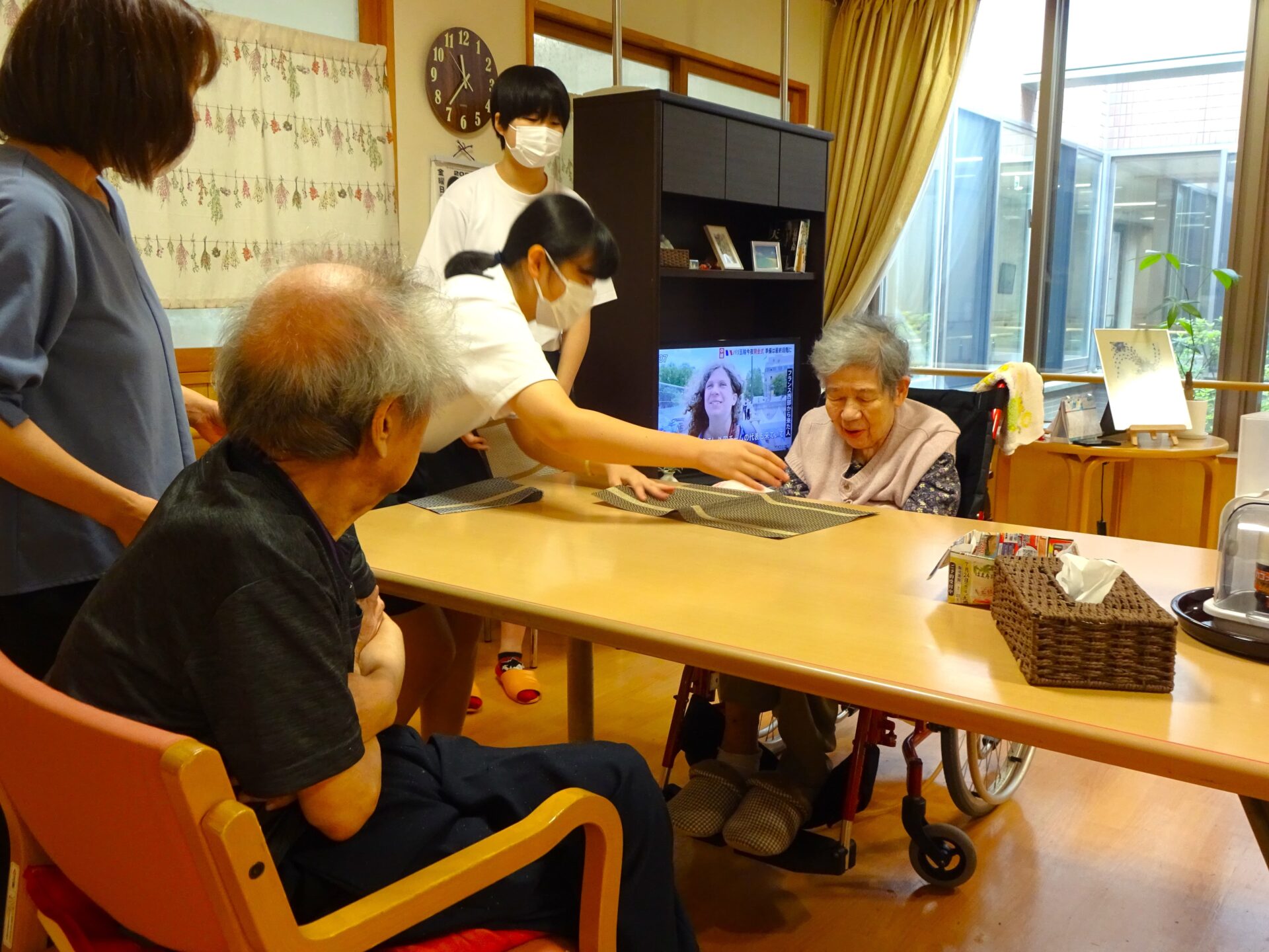 【職場体験】食事準備