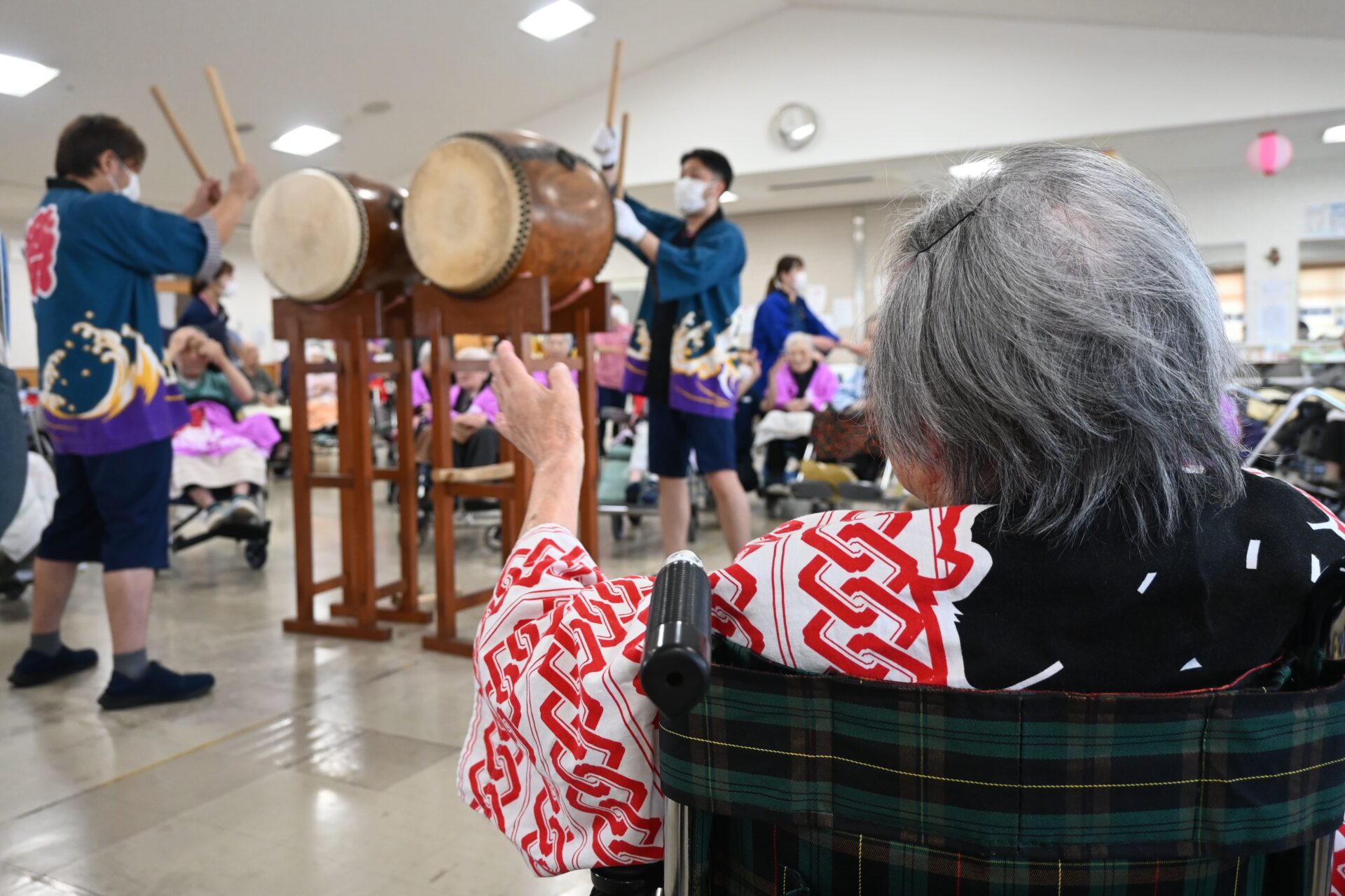 【桜棟1】 きなせや音頭をおどりました♪