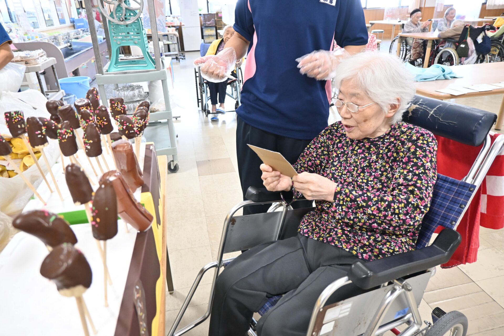 【桜棟5】大人気のチョコバナナ！